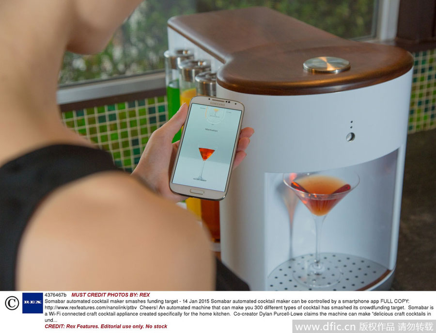 Automatic bartender machine invented