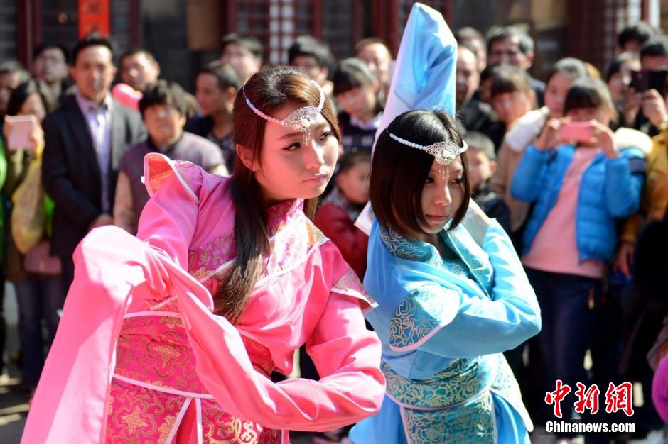 Cosplay in ancient street of Suzhou