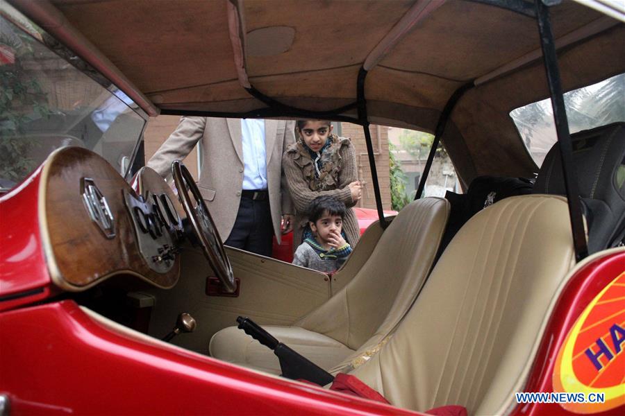 7th Vintage Classic Car Rally held in Pakistan's Peshawar