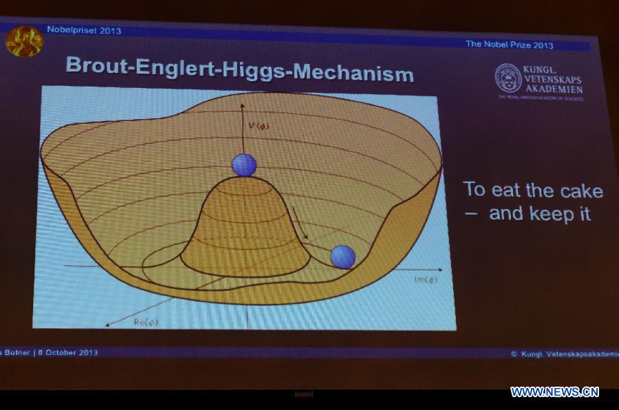 Belgian, British scientists share 2013 Nobel Prize in Physics