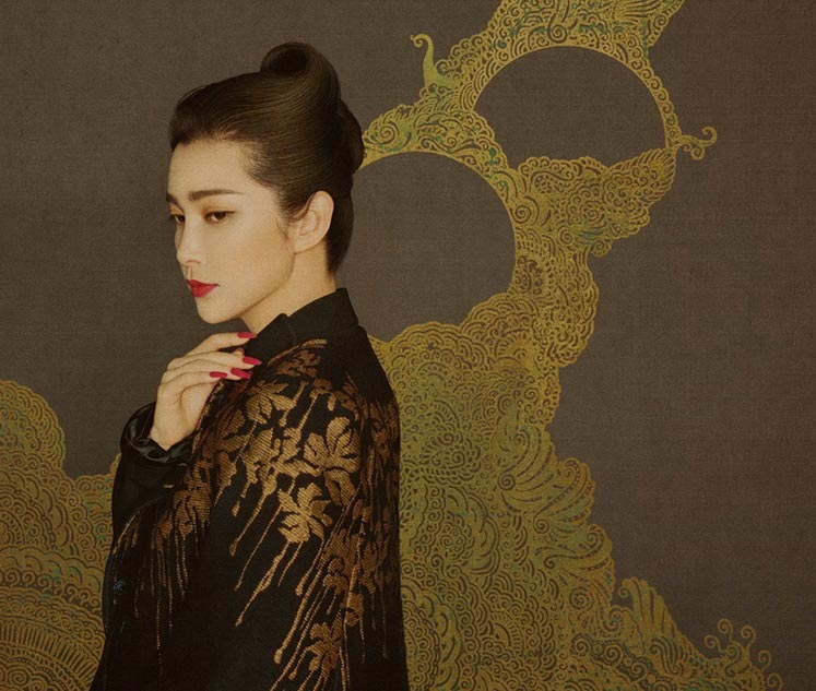 Li Bingbing poses for L'Officiel magazine