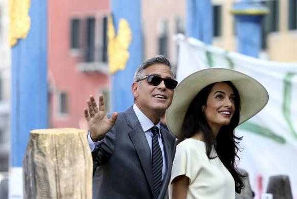 Amal Alamuddin Clooney gets back to work in Greece