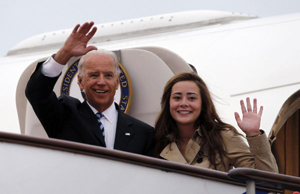 Biden arrives on goodwill mission