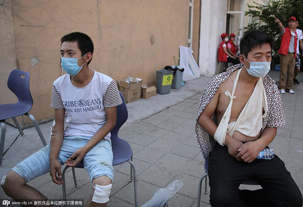 Survivors recall the Tianjin explosions