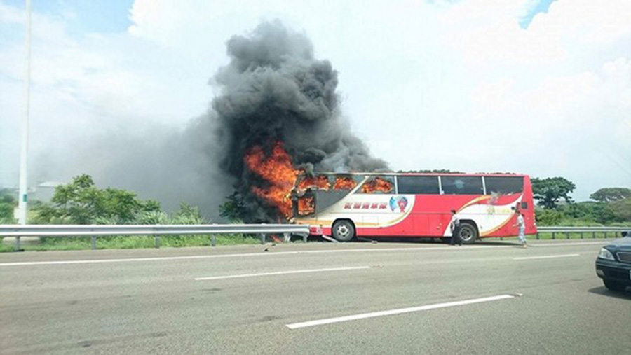 Taiwan bus fire: Tour turns into tragedy