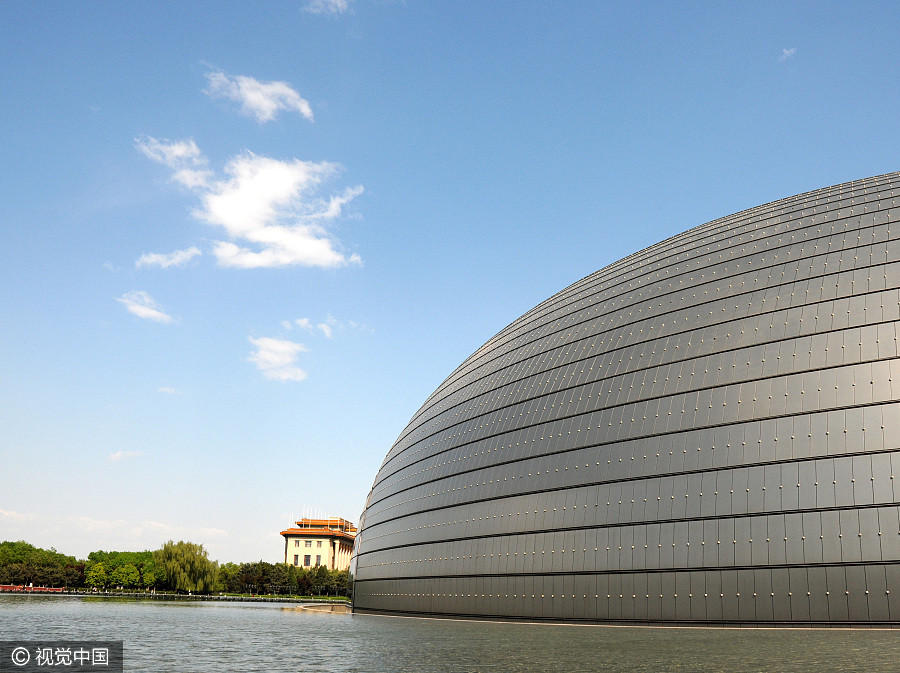 Blue skies over Beijing