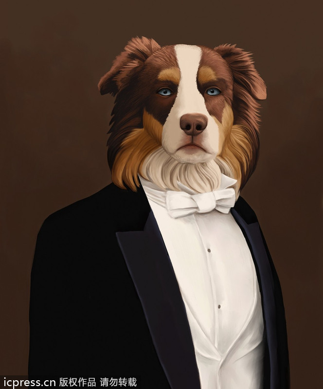 Cute pets in their own 'Downton Abbey'