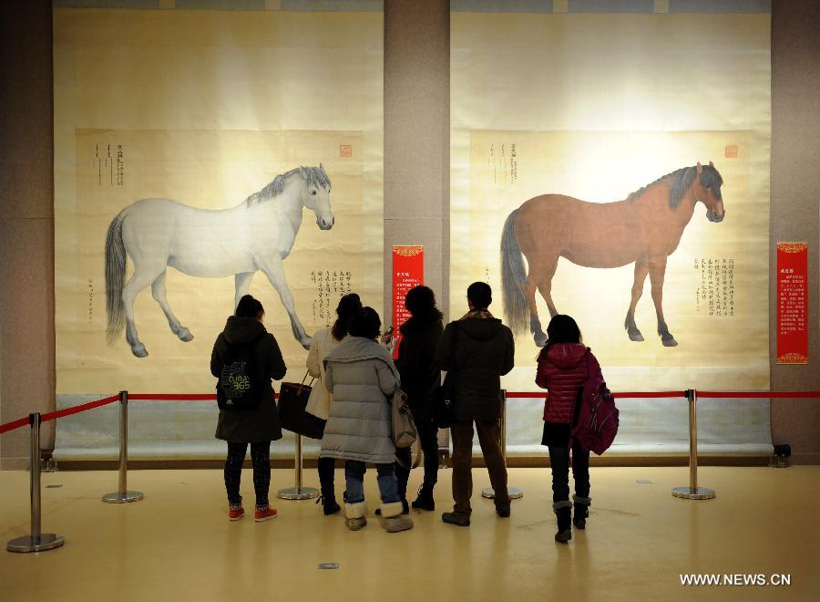 Exhibition held for Year of the Horse in Nanjing