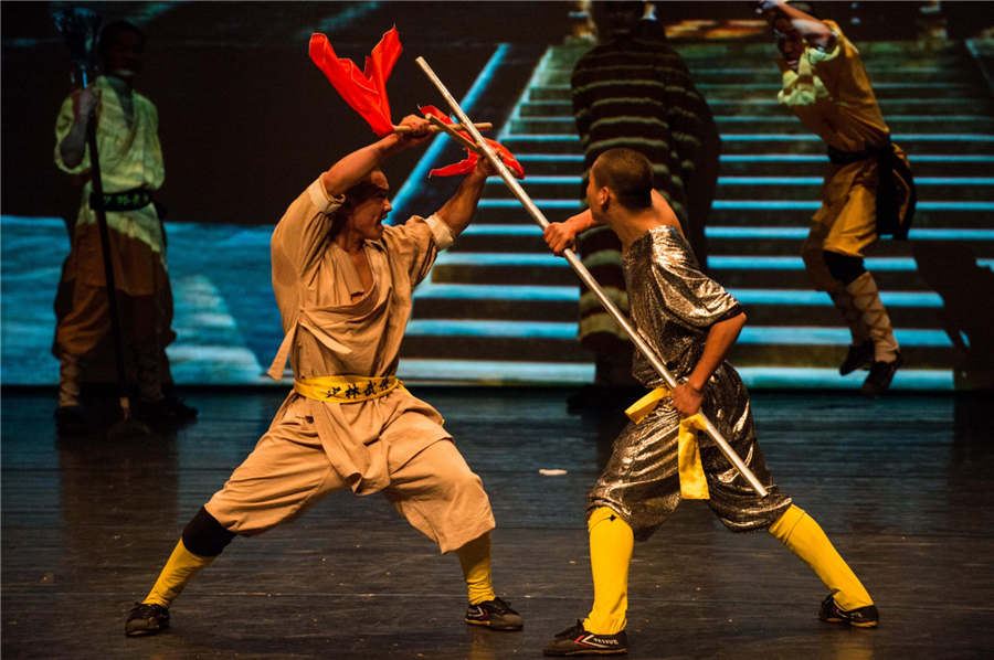 Shaolin kung fu staged in Israel