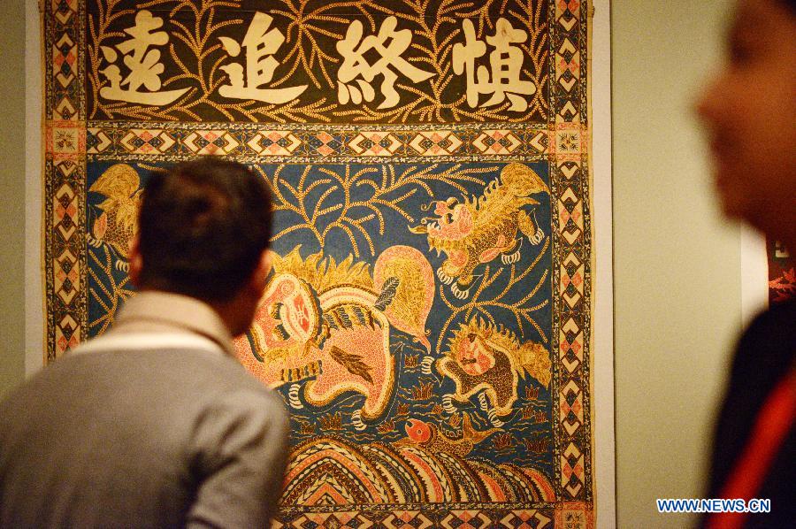 Peranakan art exhibition held in Singapore