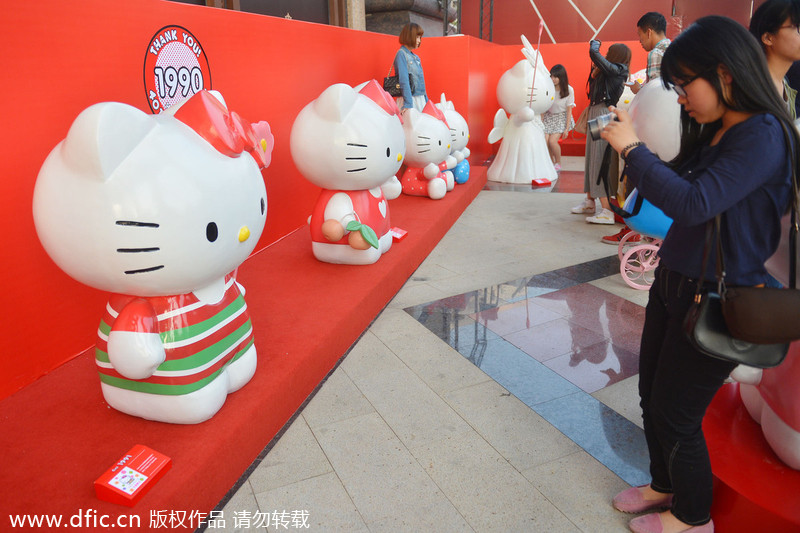 Hello Kitty celebrates 40th anniversary in Shanghai