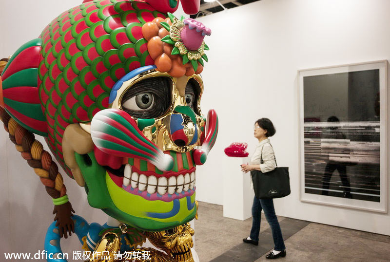 Preview of Art Basel show held in HK