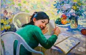 DPRK paintings displayed in Hangzhou