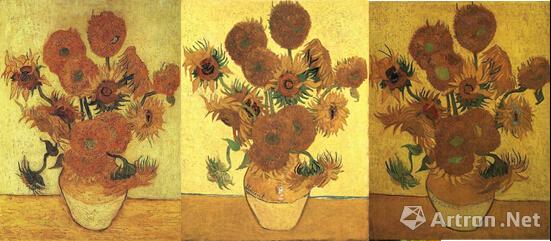 Van Gogh and his 11 sunflower paintings