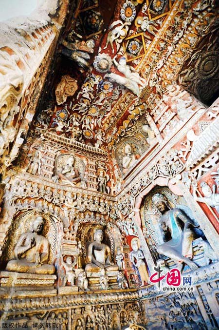 Yungang Grottoes in Shanxi