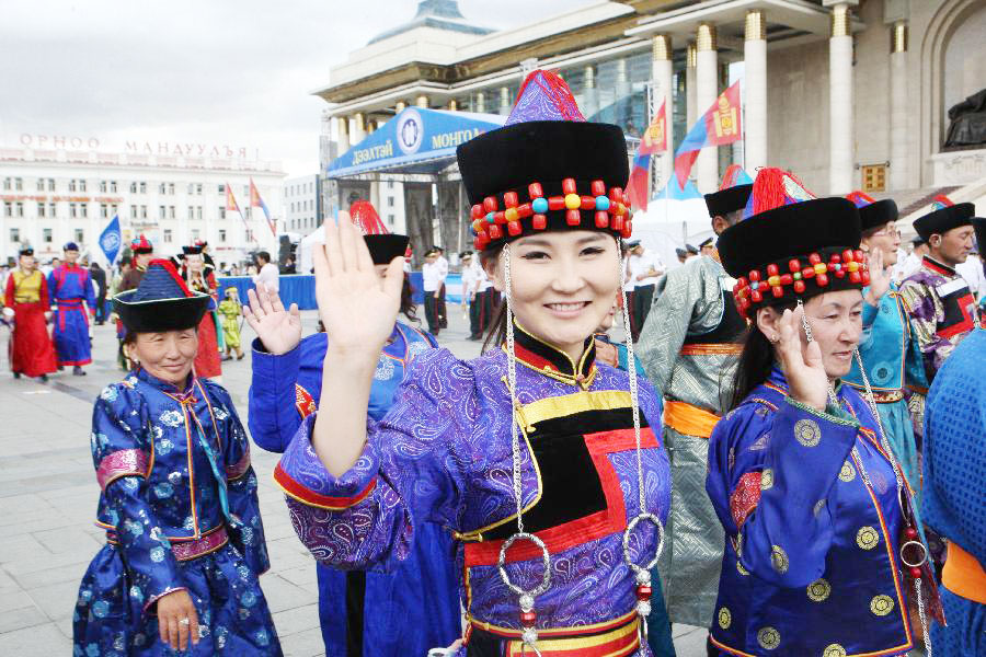 Mongolian Clothing Festival held in Ulan Bator