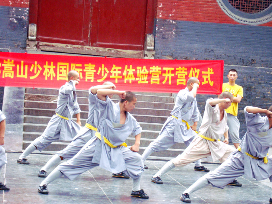 Kung fu summer camp at Shaolin Temple