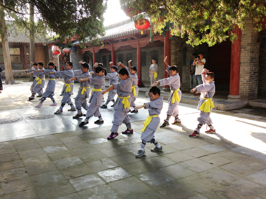 Kung fu summer camp at Shaolin Temple