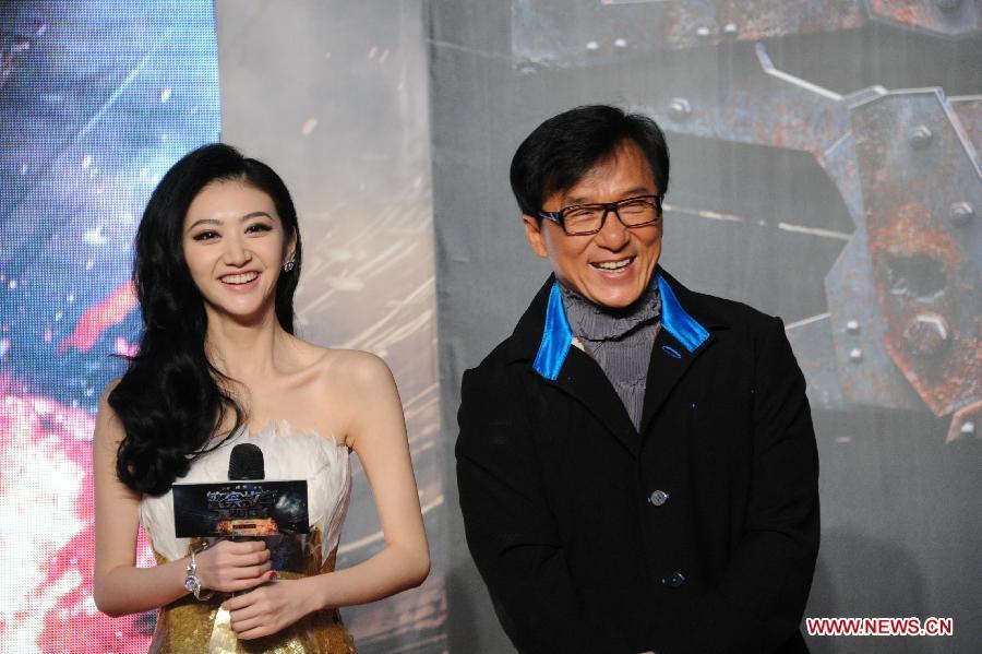 Jackie Chan promotes 'Police Story 2013' in Beijing