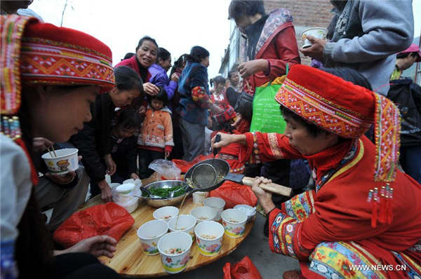 People of Yao ethnic group celebrate Panwang Festival