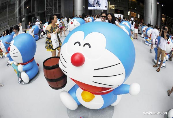 Doraemon exhibition kicks off in SW China's Chengdu