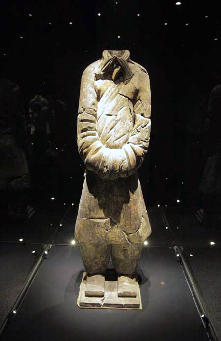 Colorful Qin Terracotta Figures exhibition in Xi'an