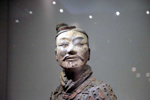 Colorful Qin Terracotta Figures exhibition in Xi'an