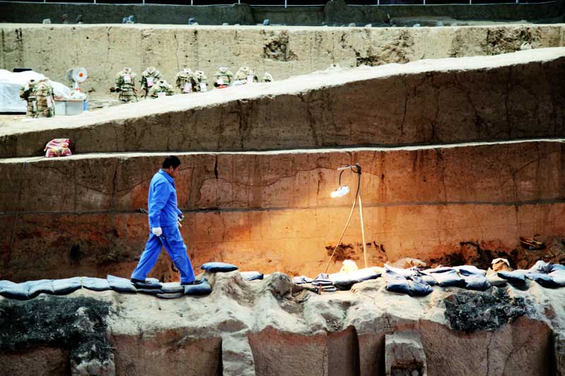 Details of Terracotta Warrior Pits