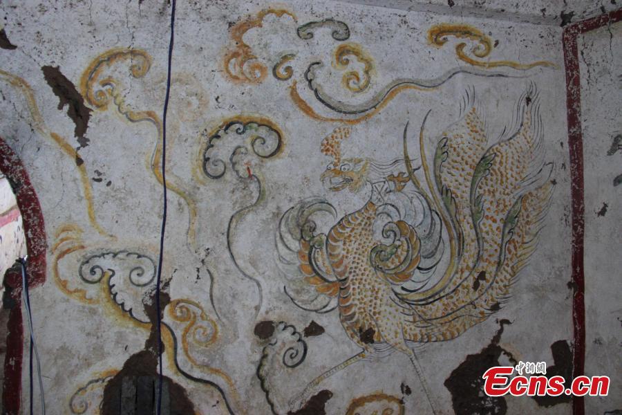 Earliest landscape mural of Tang Dynasty unearthed