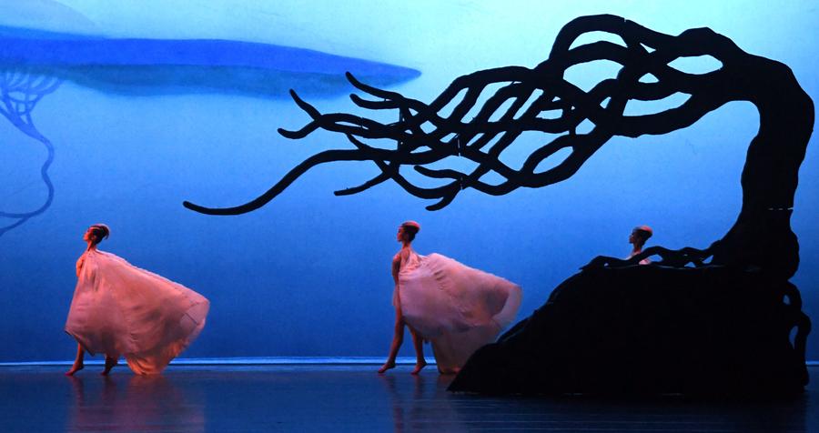 Dance drama 'Crested Ibises' staged in Nanning