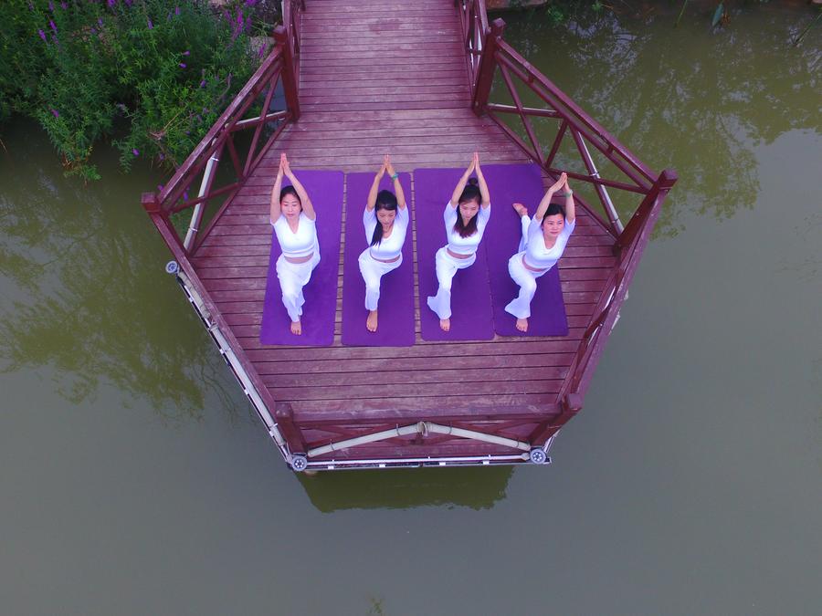 Int'l Yoga Day celebrated across China