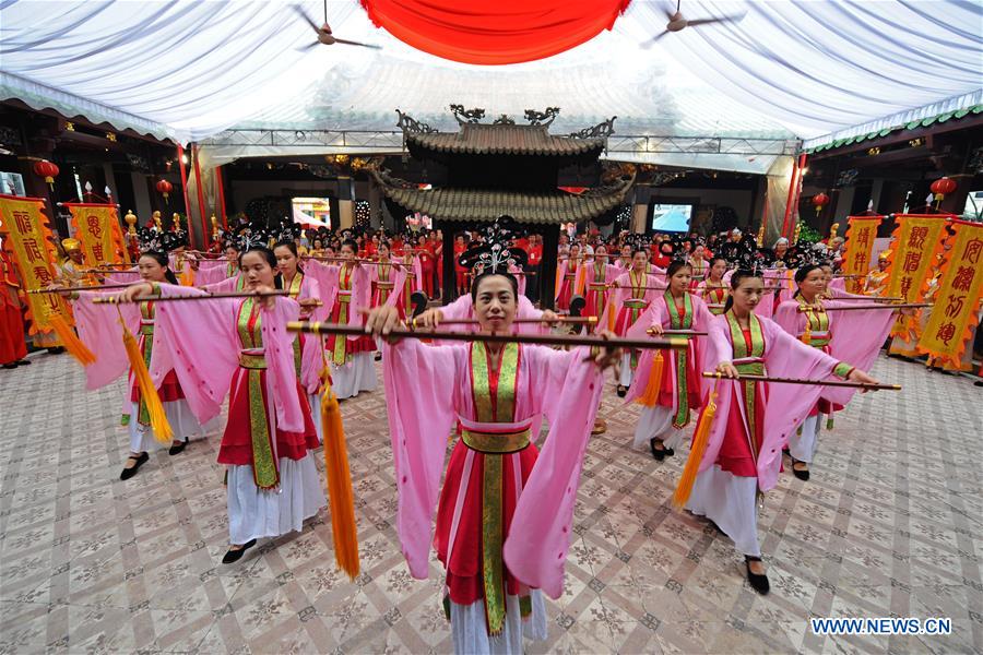 Singapore holds prayer ceremony for deity Mazu