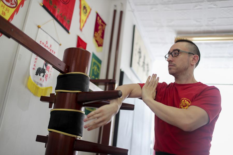 Chinese kung fu lover promotes Wing Tsun in US