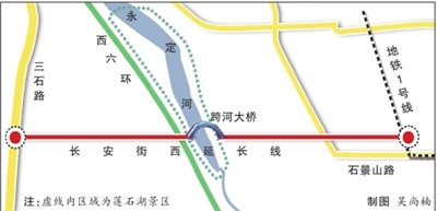 北京長安街西延規(guī)劃出臺 干涸多年蓮石湖將重現(xiàn)