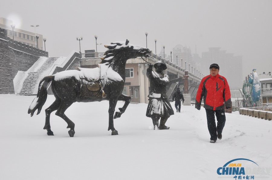 吉林氣象臺(tái)發(fā)布暴雪橙色預(yù)警