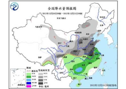 強冷空氣將影響中國大部地區(qū) 南方地區(qū)多陰雨(圖)