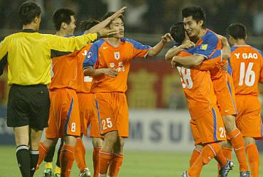 Shandong scored a 2-1 win against Inter Shanghai [WSG]