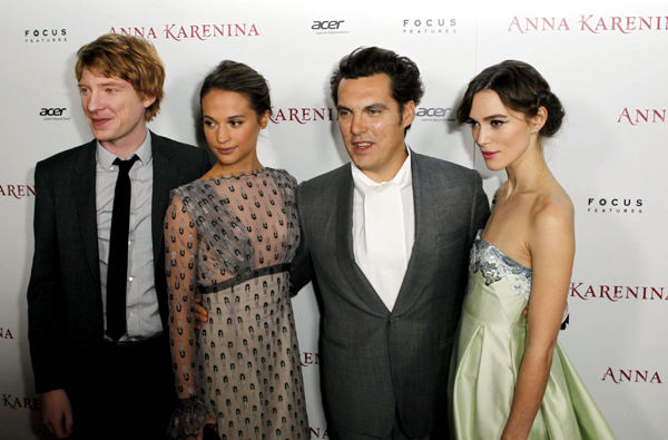 'Anna Karenina' premieres in Hollywood