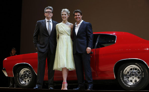 Tom Cruise attends the Japan premiere of 'Jack Reacher'