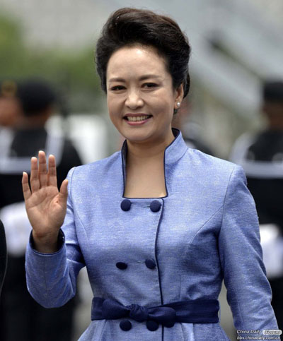 China's first lady shines on LatAm trip