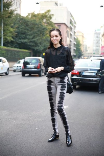 Street snaps of Chinese super models