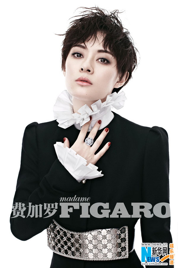 Sun Li poses for FIGARO