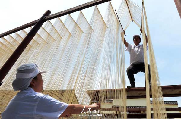 The Hakka 'Kung Fu' noodle in north Sichuan