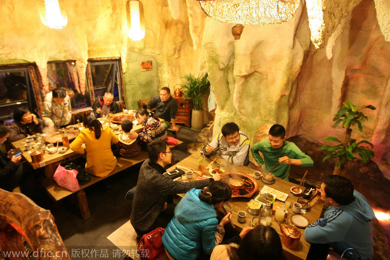 Restaurant in a 'cave'