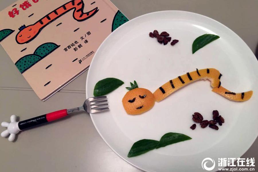 Mom of a three-year-old makes the most beautiful breakfast