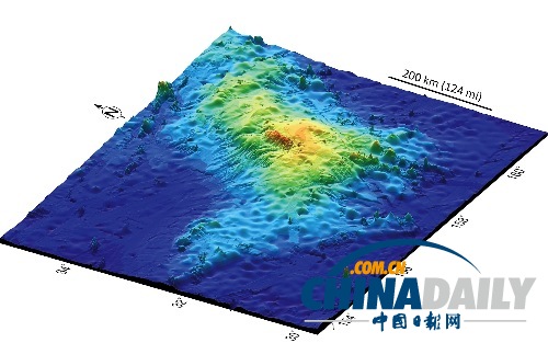最大火山藏身太平洋底 有助解釋海底高原成因