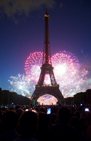 France sets fireworks for the Bastille Day