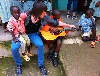 American music students in Kenya