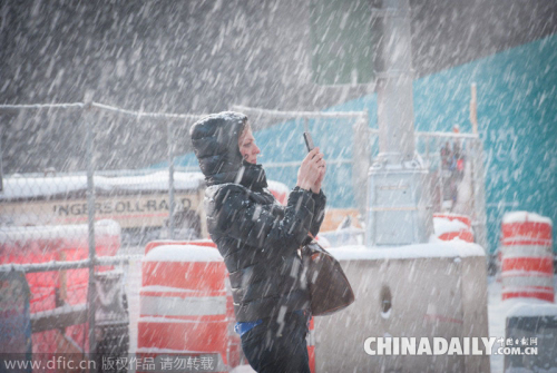 美國紐約遭遇史上最強暴風雪