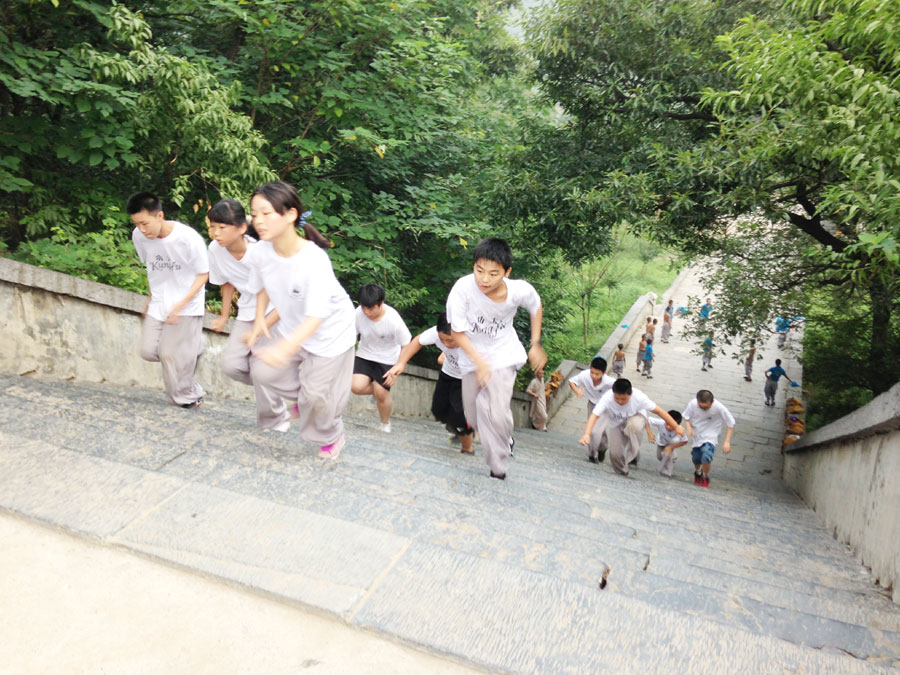 Kung fu summer camp at Shaolin Temple